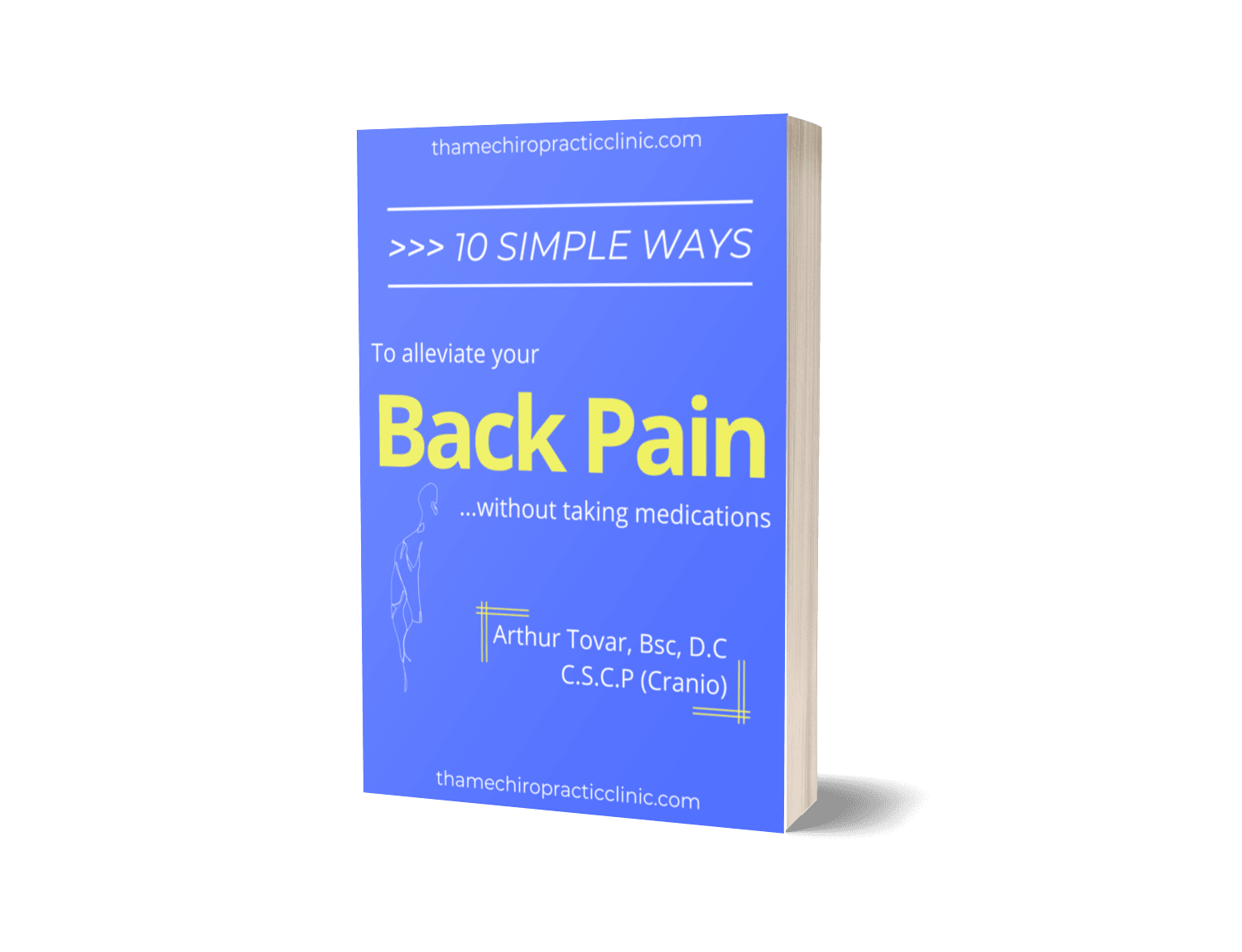 Free Ebook Download - Alleviate your backpain naturally